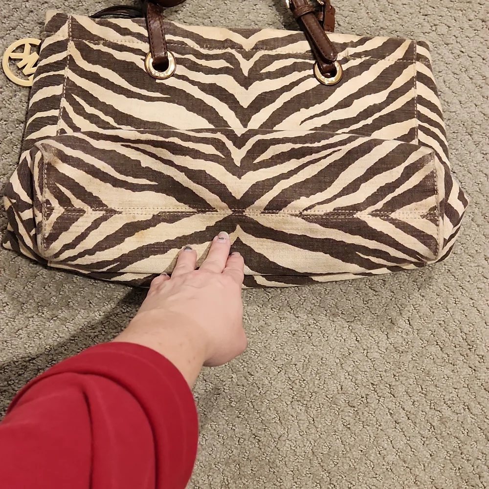 Michael Kors canvas tote / purse
